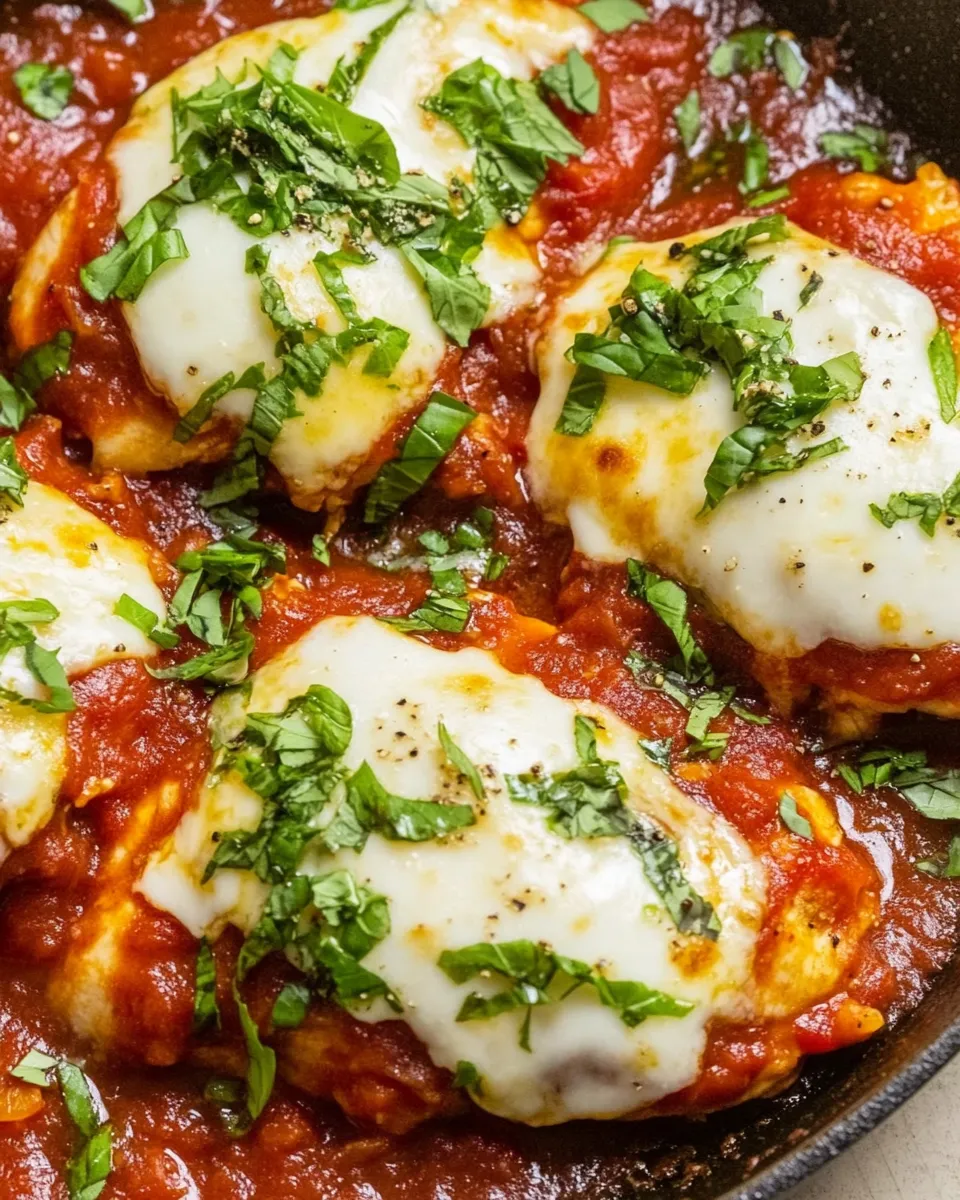 Delicious 30-Minute Mozzarella Chicken Skillet image