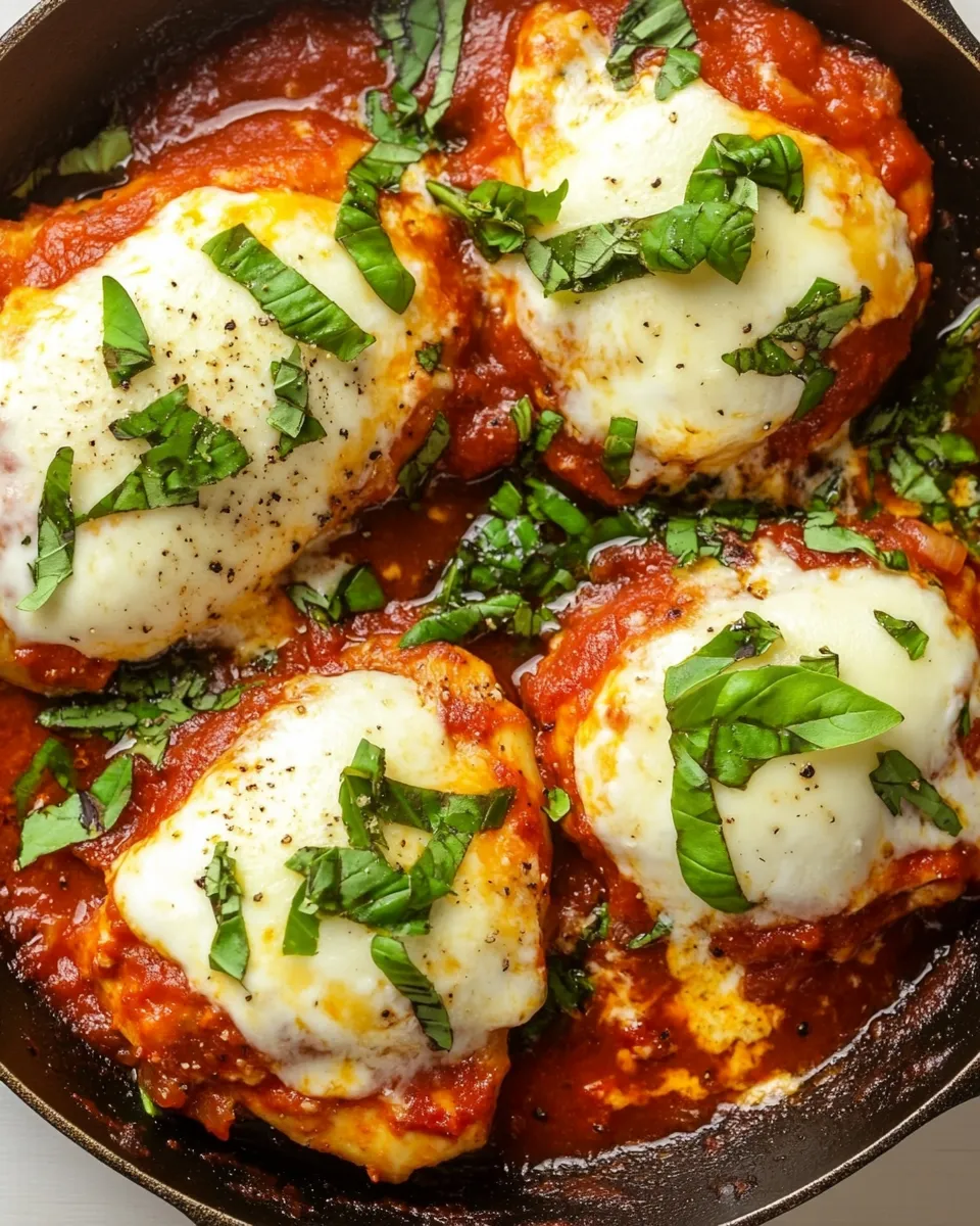 Quick 30-Minute Mozzarella Chicken Skillet recipe photo