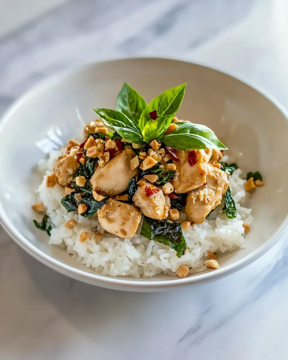 Homemade 30-Minute Thai Basil Chicken (Pad Krapow Gai) recipe photo