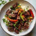 Best 30 Minute Cajun Butter Steak and Peppers. photo