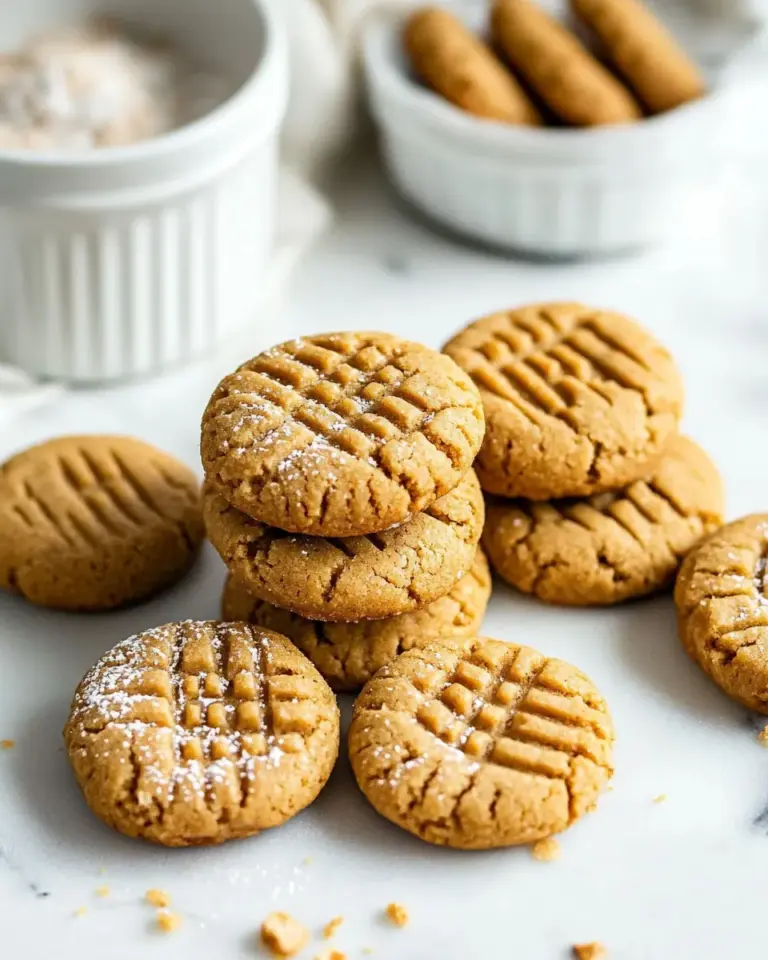 Easy 3 Ingredient Peanut Butter Cookies photo