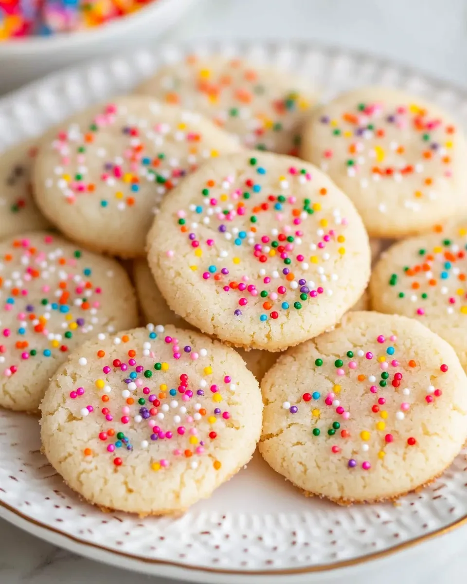 Homemade 3 Ingredient Sugar Cookies photo