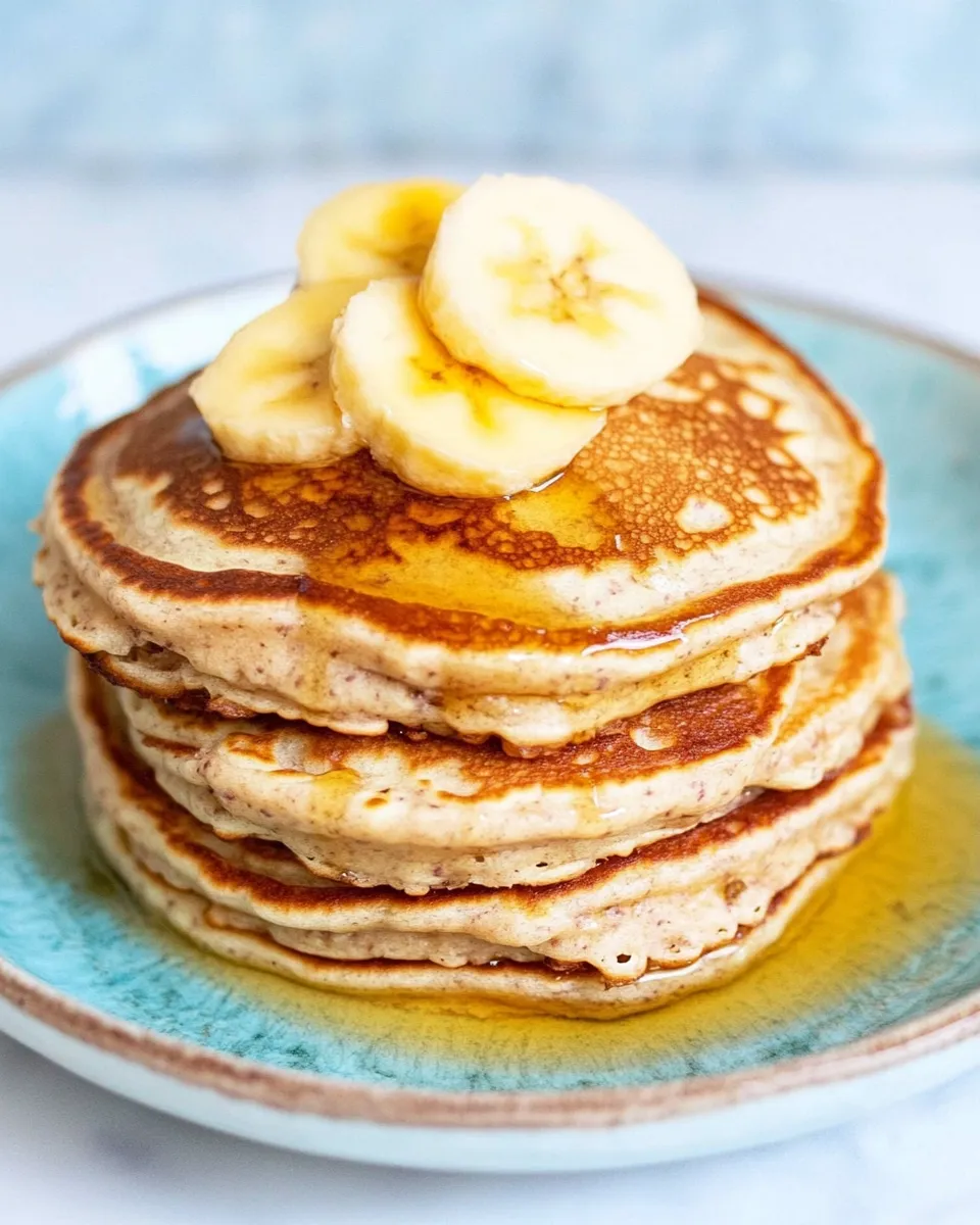 Quick 4-Ingredient Protein Pancakes shot