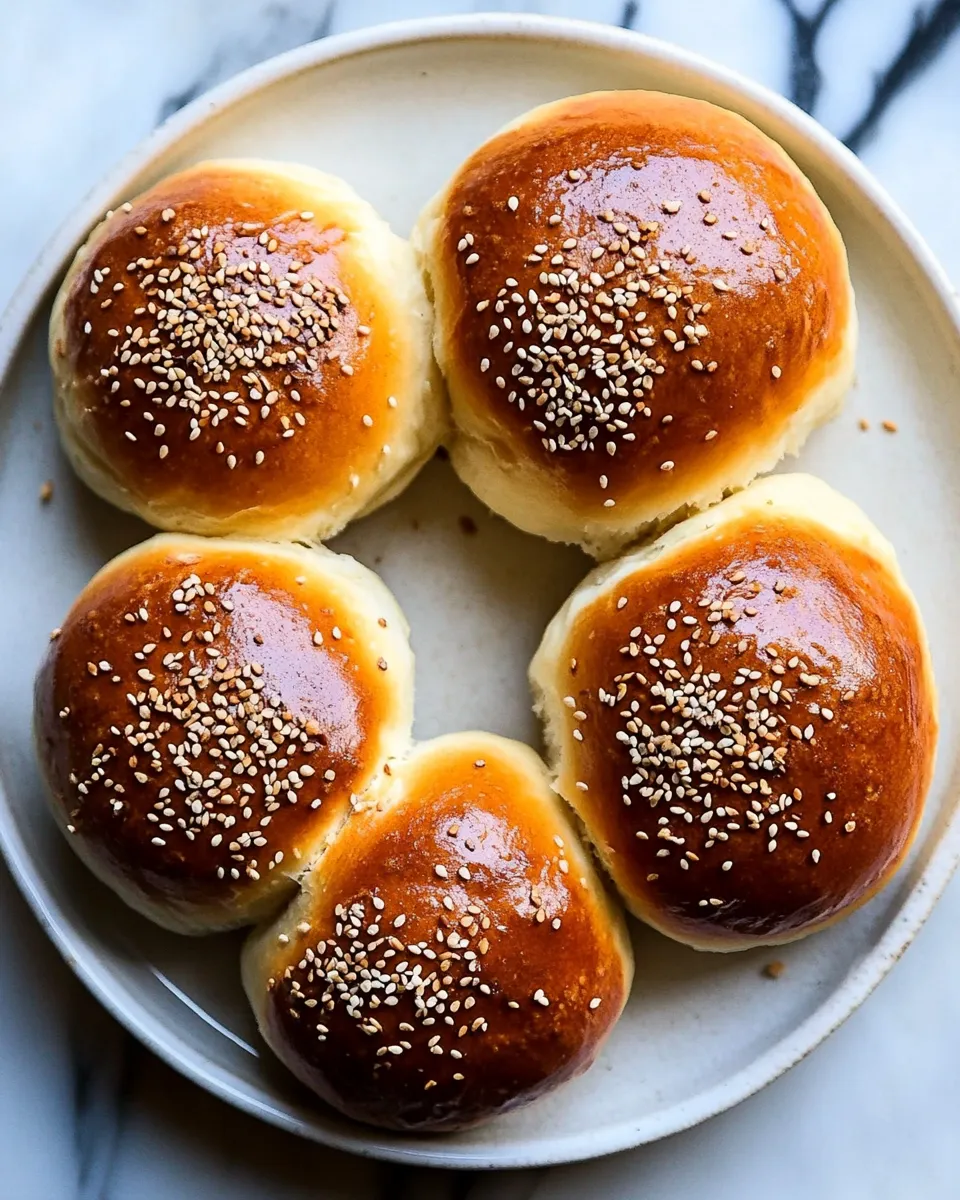 Homemade 40 minute hamburger bun recipe photo