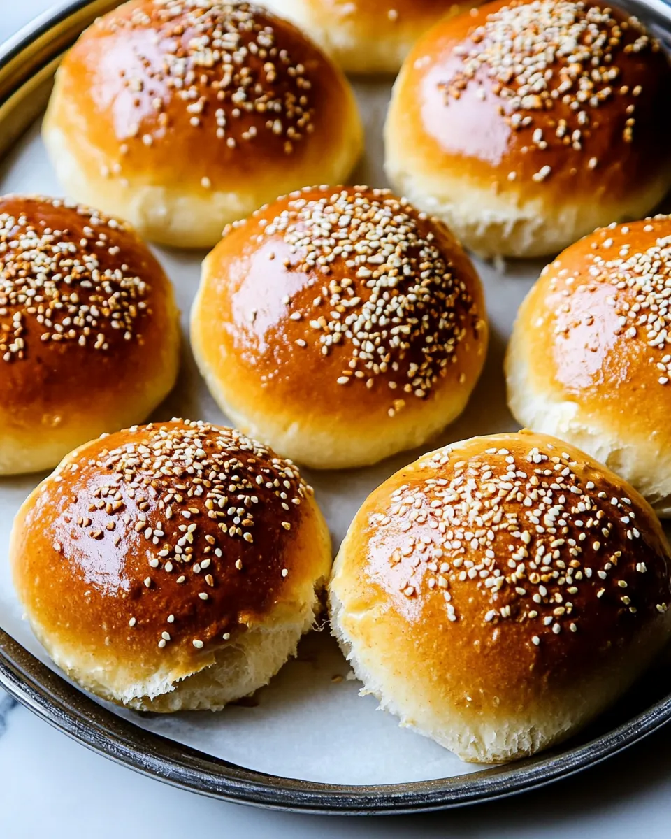 Delicious 40 minute hamburger bun recipe shot