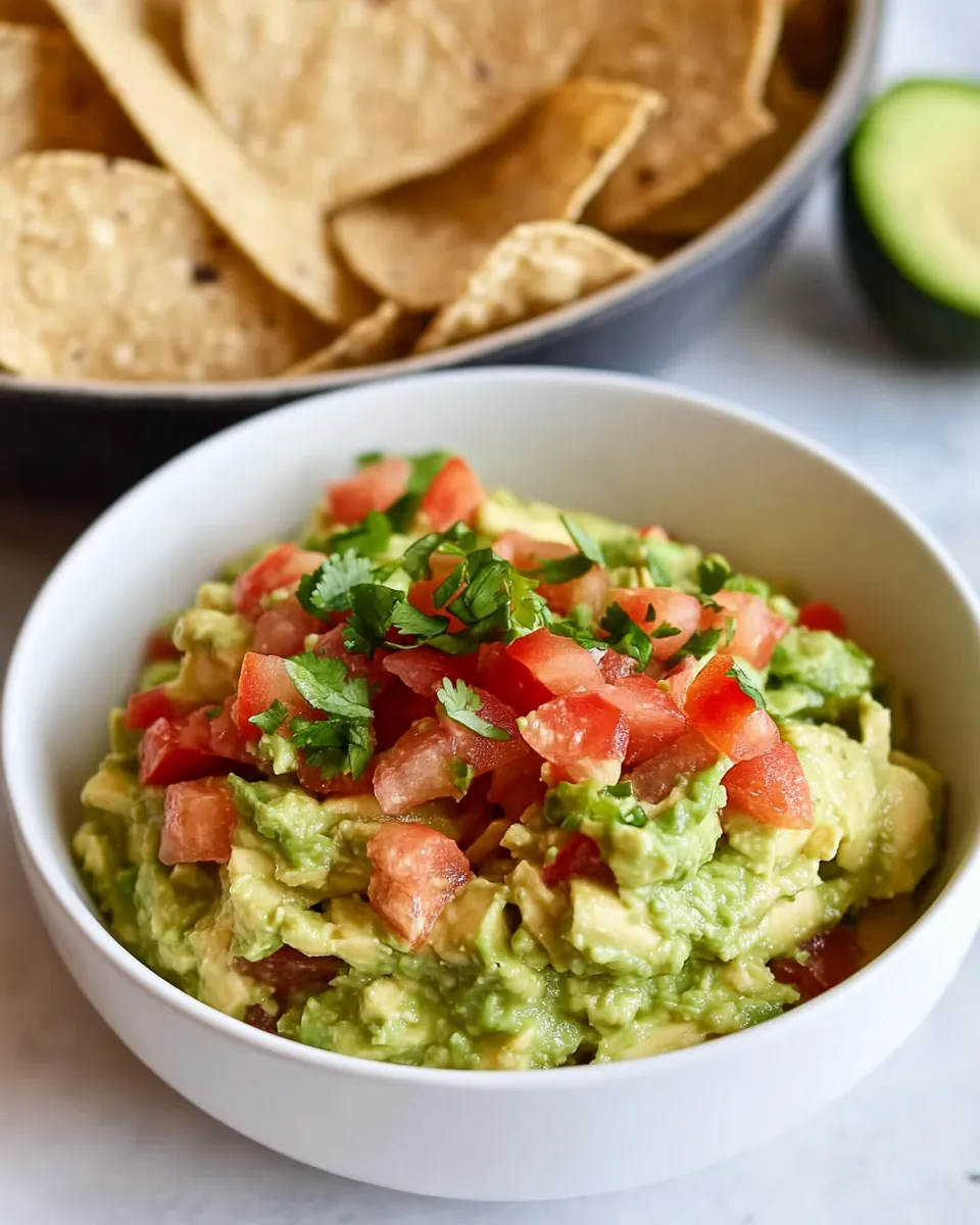Delicious 4 Ingredient Guacamole Recipe dish photo