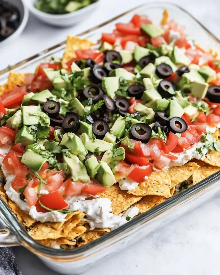 Homemade 7-Layer Dip photo
