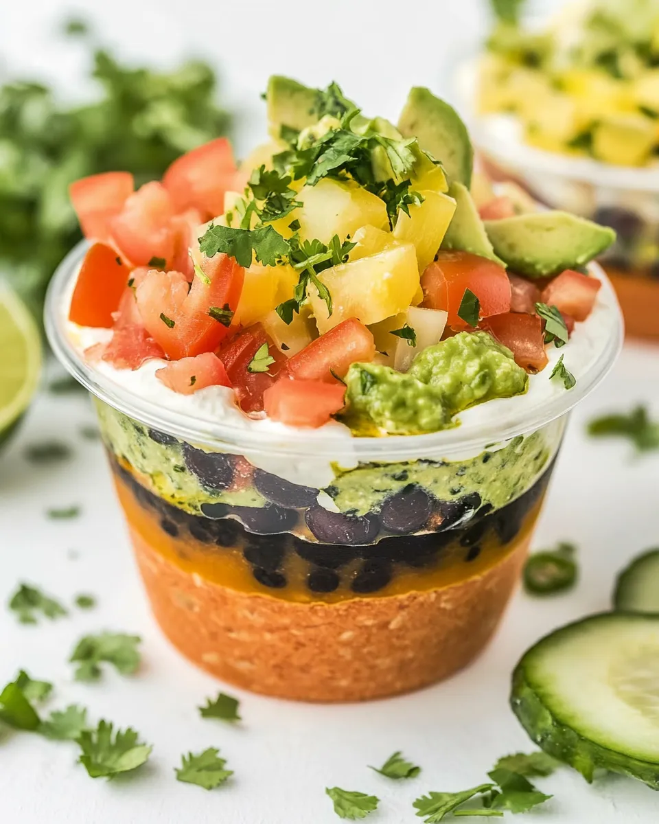 Classic 7 Layer Dip Cups image