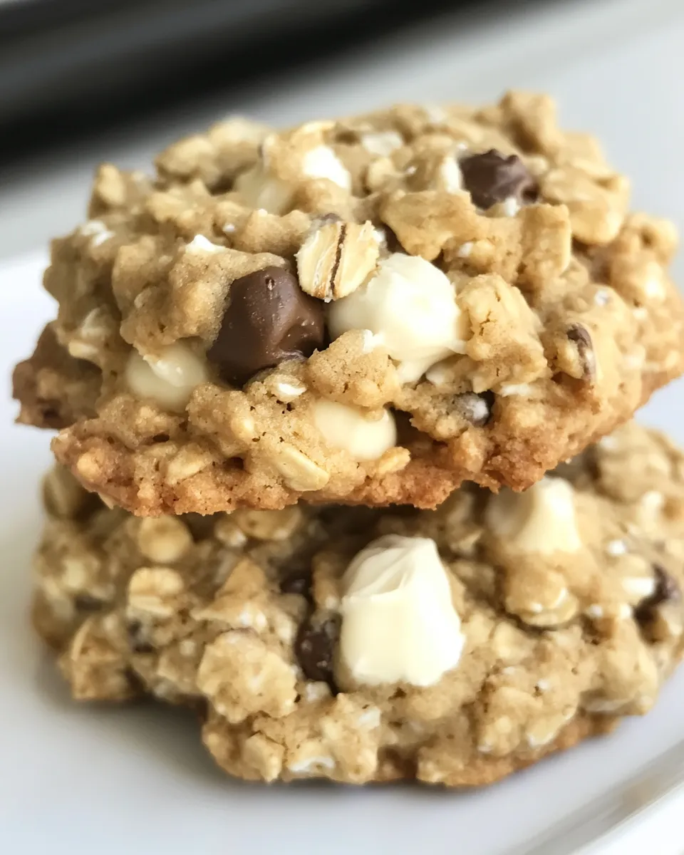 Delicious Absolutely Loaded Oatmeal Cookies food shot