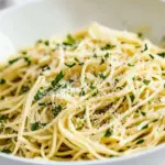 Homemade Aglio e Olio recipe photo