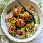 Homemade Air Fryer Asian Meatballs photo