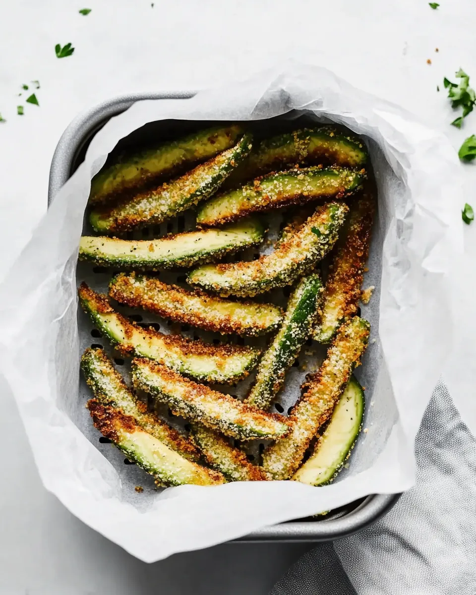 Healthy Air Fryer Avocado Fries dish photo