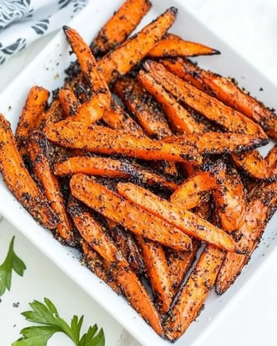 Delicious Air Fryer Carrots with Moroccan Spice image