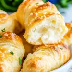 Homemade Air Fryer Cheesy Garlic Crescent Rolls recipe photo