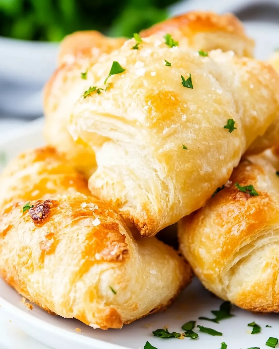 Classic Air Fryer Cheesy Garlic Crescent Rolls dish photo