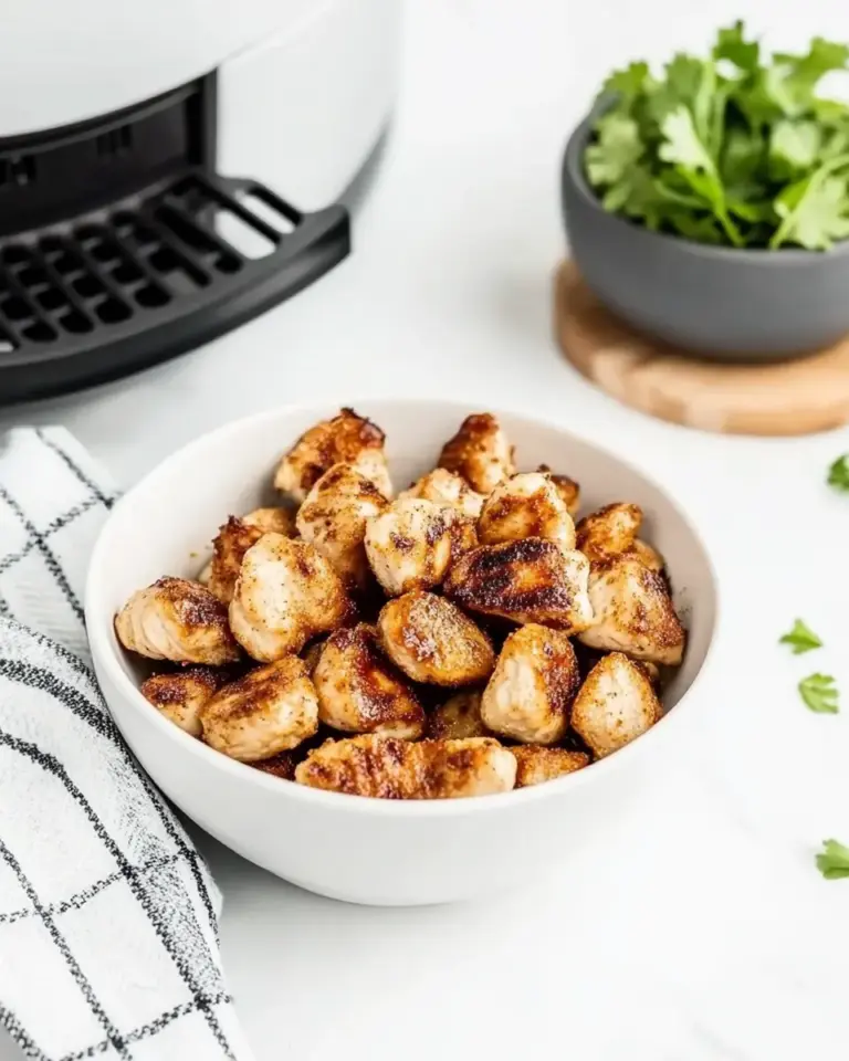 Homemade Air Fryer Chicken Bites (Crispy But No Breading) photo