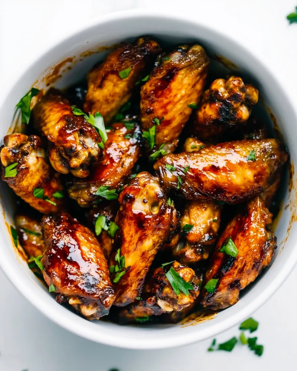 Savory Air Fryer Frozen Chicken Wings recipe photo