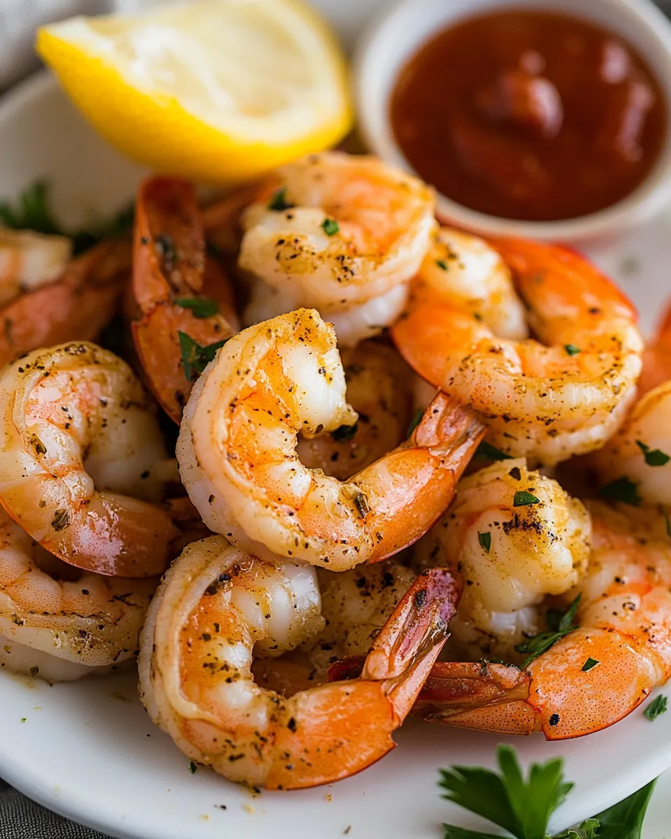 Easy Air Fryer Garlic Shrimp Recipe photo