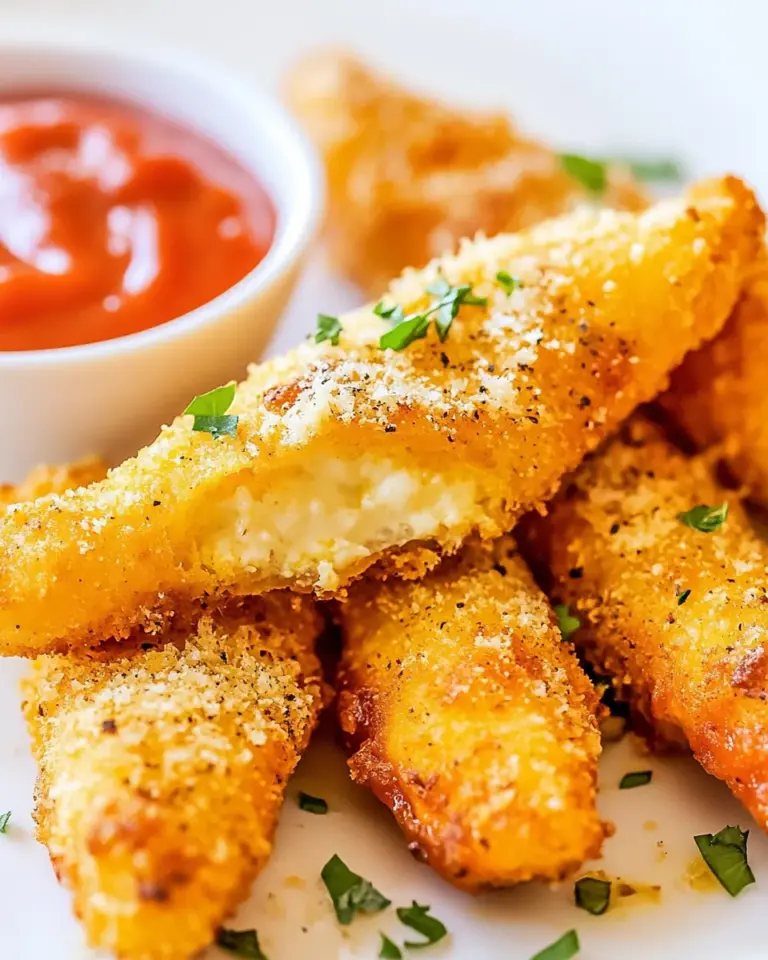 Homemade Air Fryer Mozzarella Sticks photo