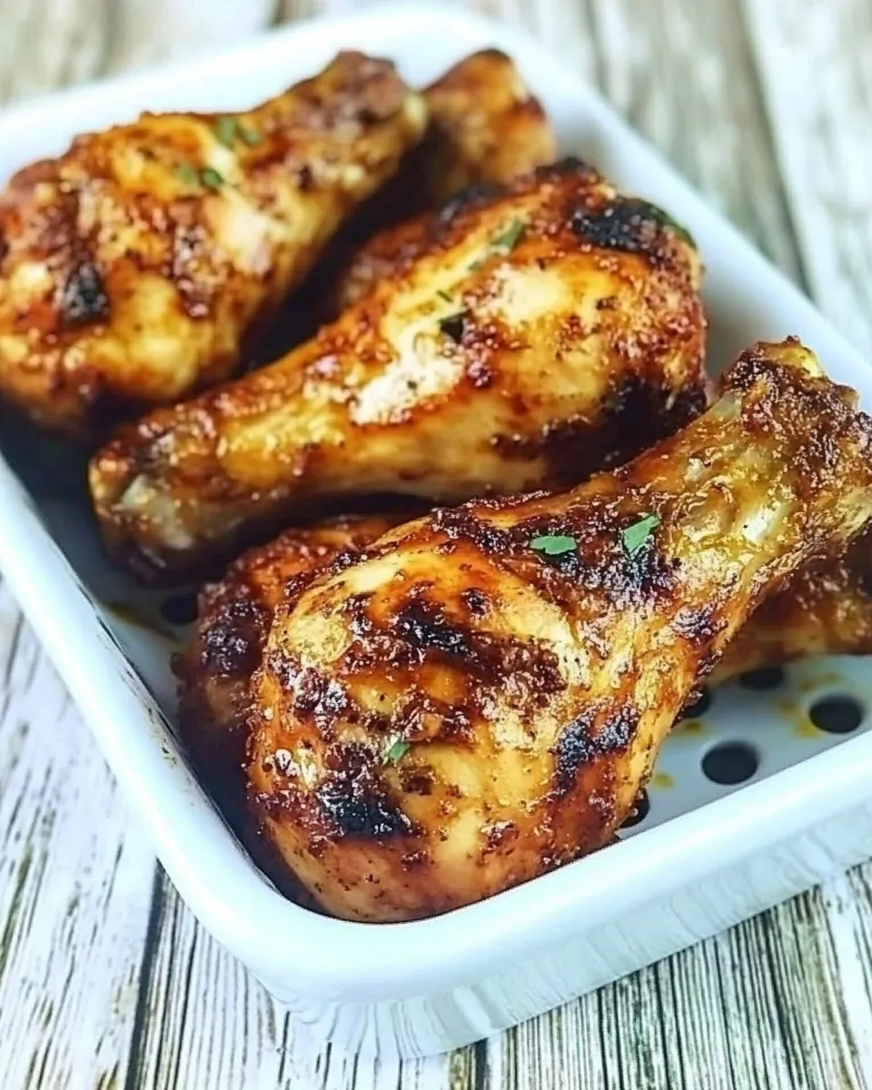 Easy Air Fryer Spicy Chicken Drumsticks recipe photo
