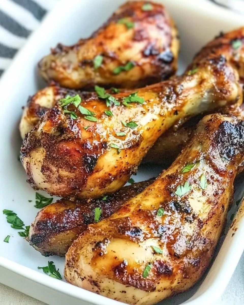 Delicious Air Fryer Spicy Chicken Drumsticks shot