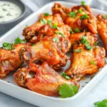 Homemade Air Fryer Sweet and Spicy Chicken Wings Recipe Crispy Game Day Wings photo