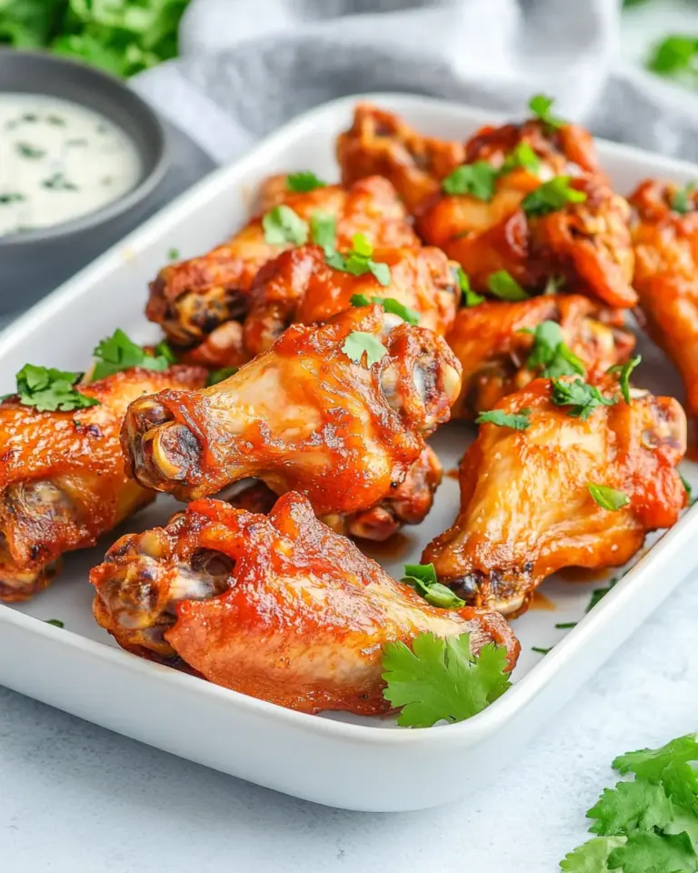 Homemade Air Fryer Sweet and Spicy Chicken Wings Recipe Crispy Game Day Wings photo