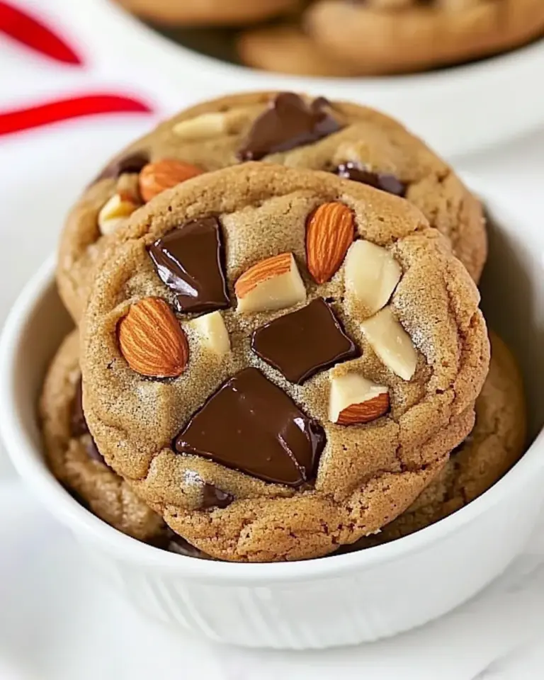 Homemade Almond And Dark Chocolate Cookie Recipe photo