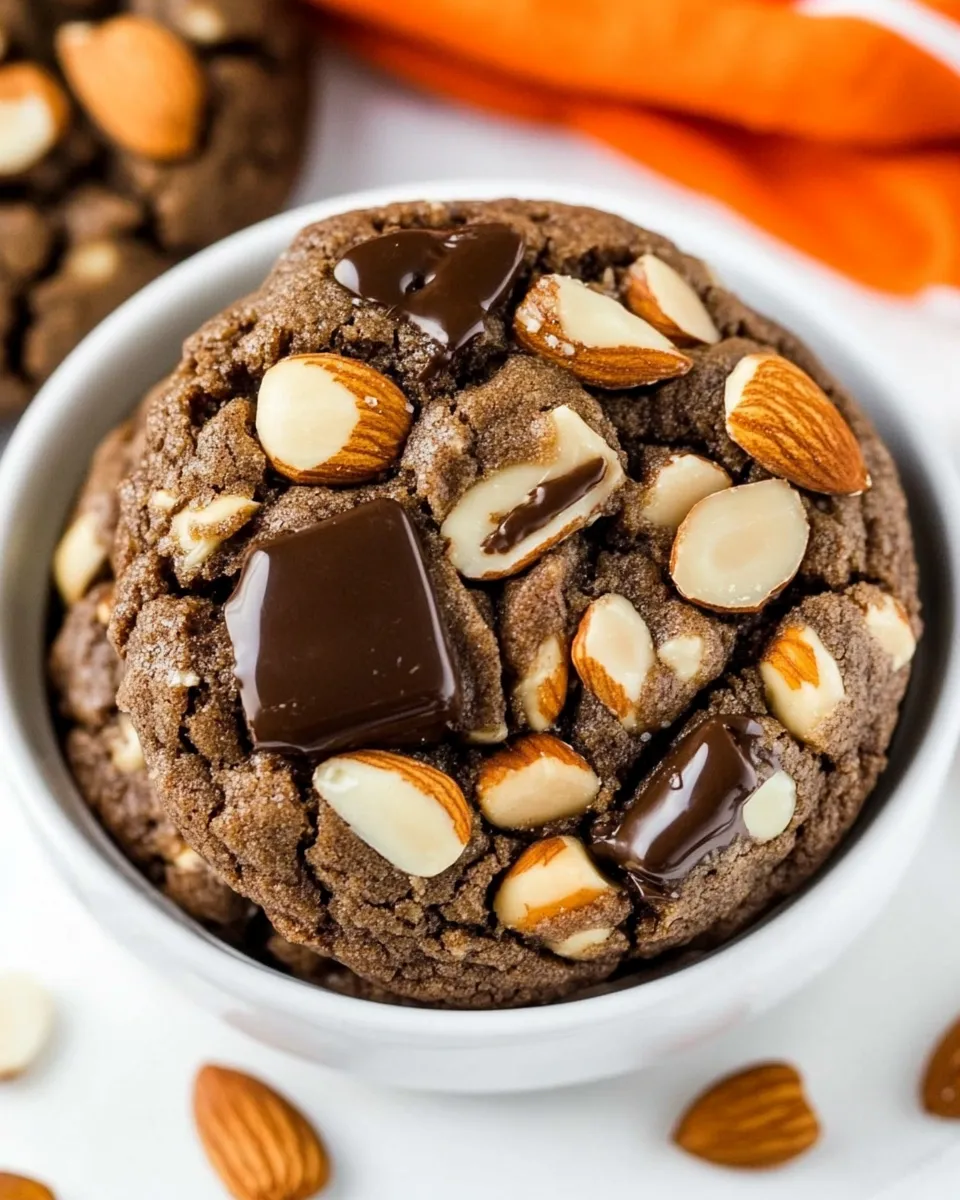 Easy Almond And Dark Chocolate Cookie Recipe recipe photo