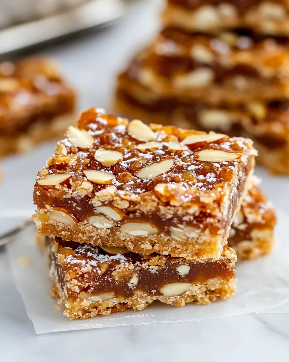 Homemade Almond Toffee Bars photo