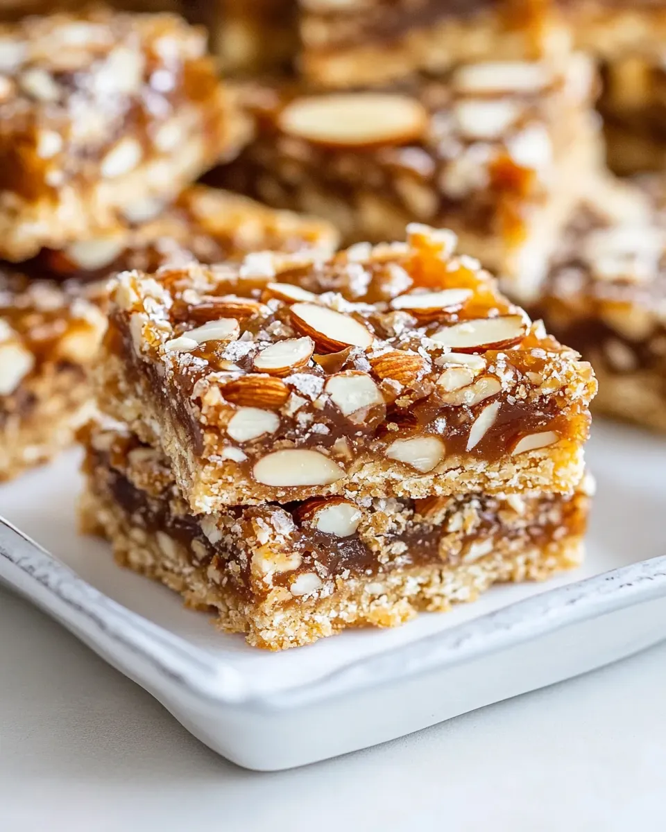 Classic Almond Toffee Bars dish photo