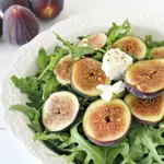 Delicious Arugula Fig Salad with Goat Cheese recipe photo