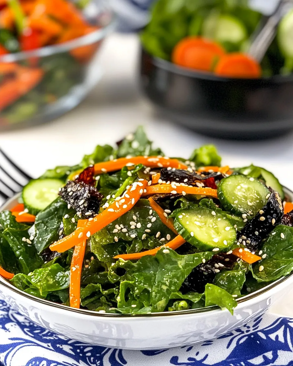 Homemade Asian Green Salad with Soy-Sesame Dressing photo
