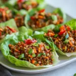 Homemade Asian Lentil Lettuce Wraps photo