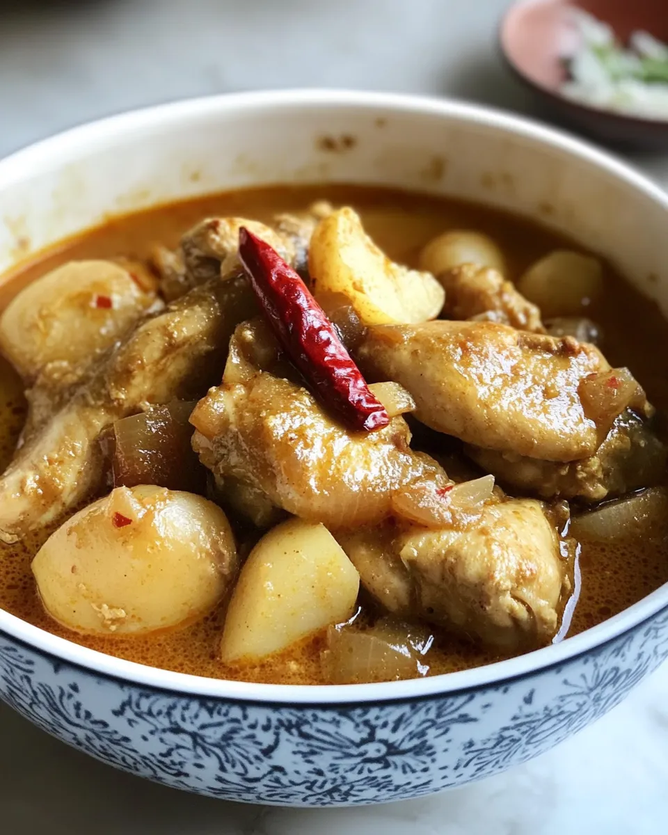 Easy Authentic Massaman Chicken Curry recipe photo