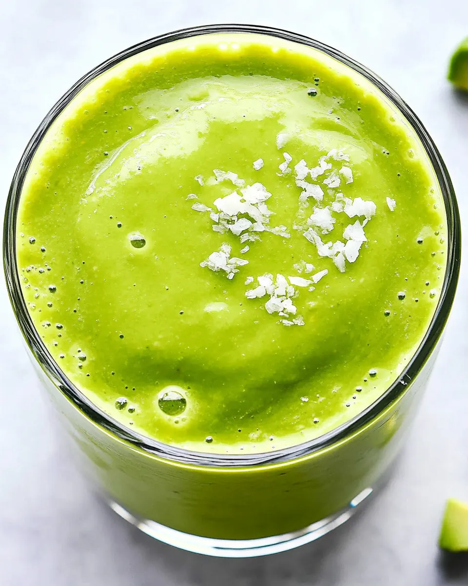Homemade Avocado Glow Smoothie Recipe photo