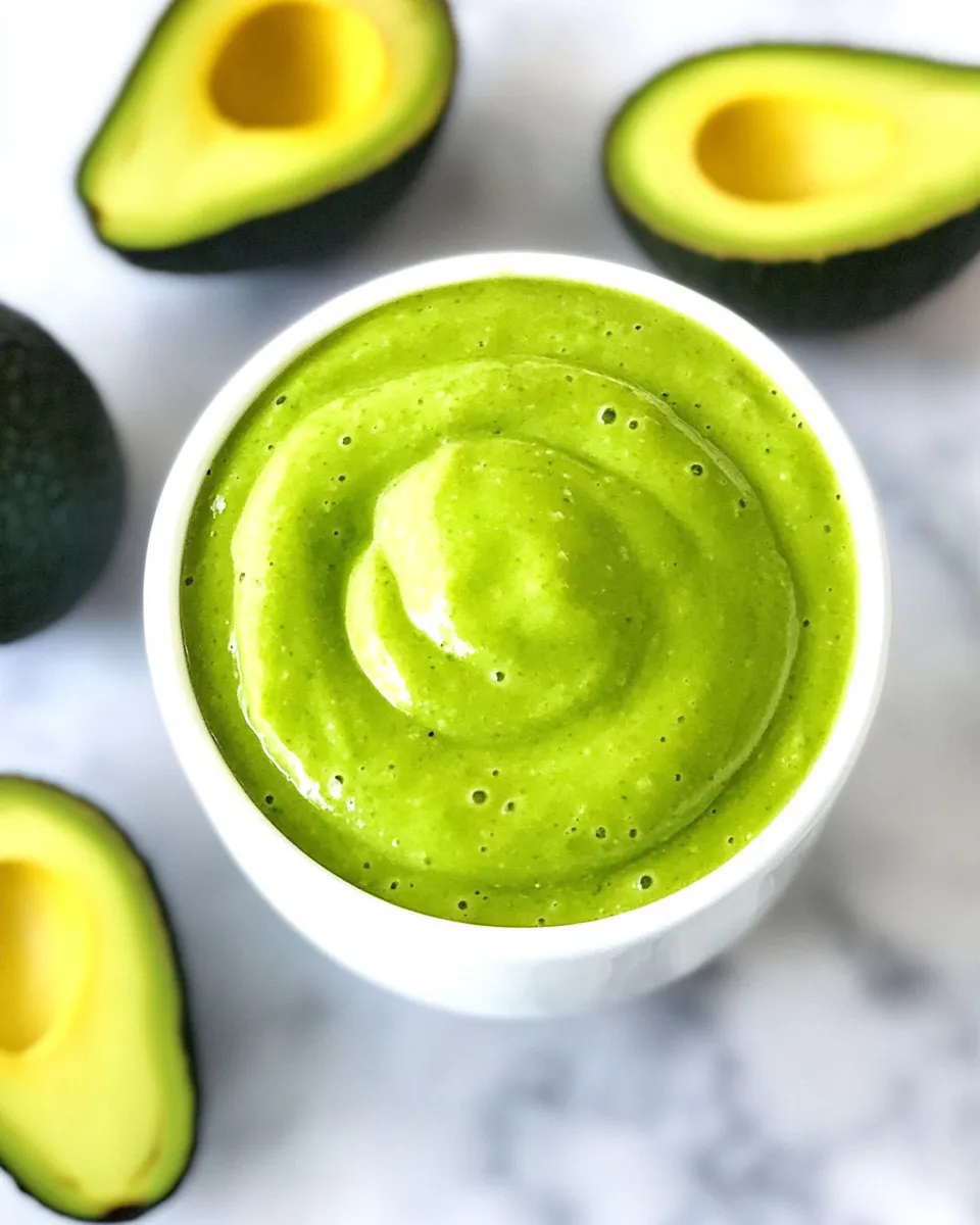 Delicious Avocado Glow Smoothie Recipe shot
