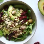 Homemade Avocado Pesto Tuna Salad with Sun-Dried Tomatoes photo