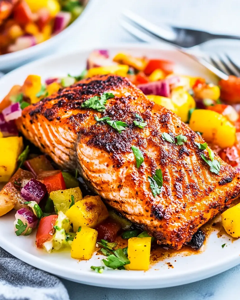 Easy Baked Blackened Salmon photo