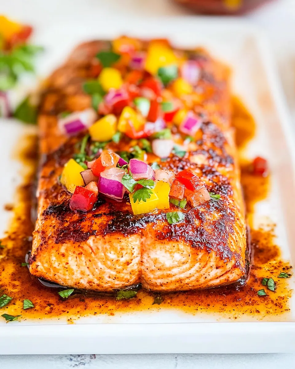 Delicious Baked Blackened Salmon image