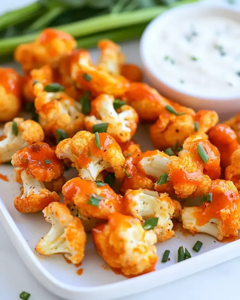 Homemade Baked Buffalo Cauliflower Wings photo