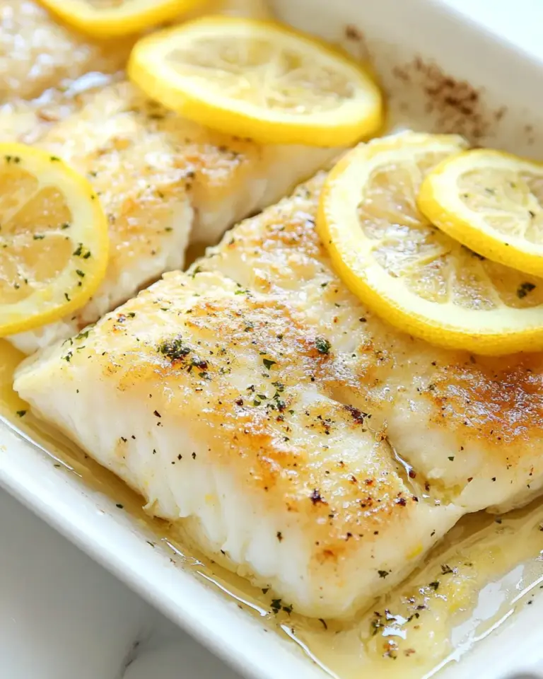 Homemade Baked Haddock recipe photo