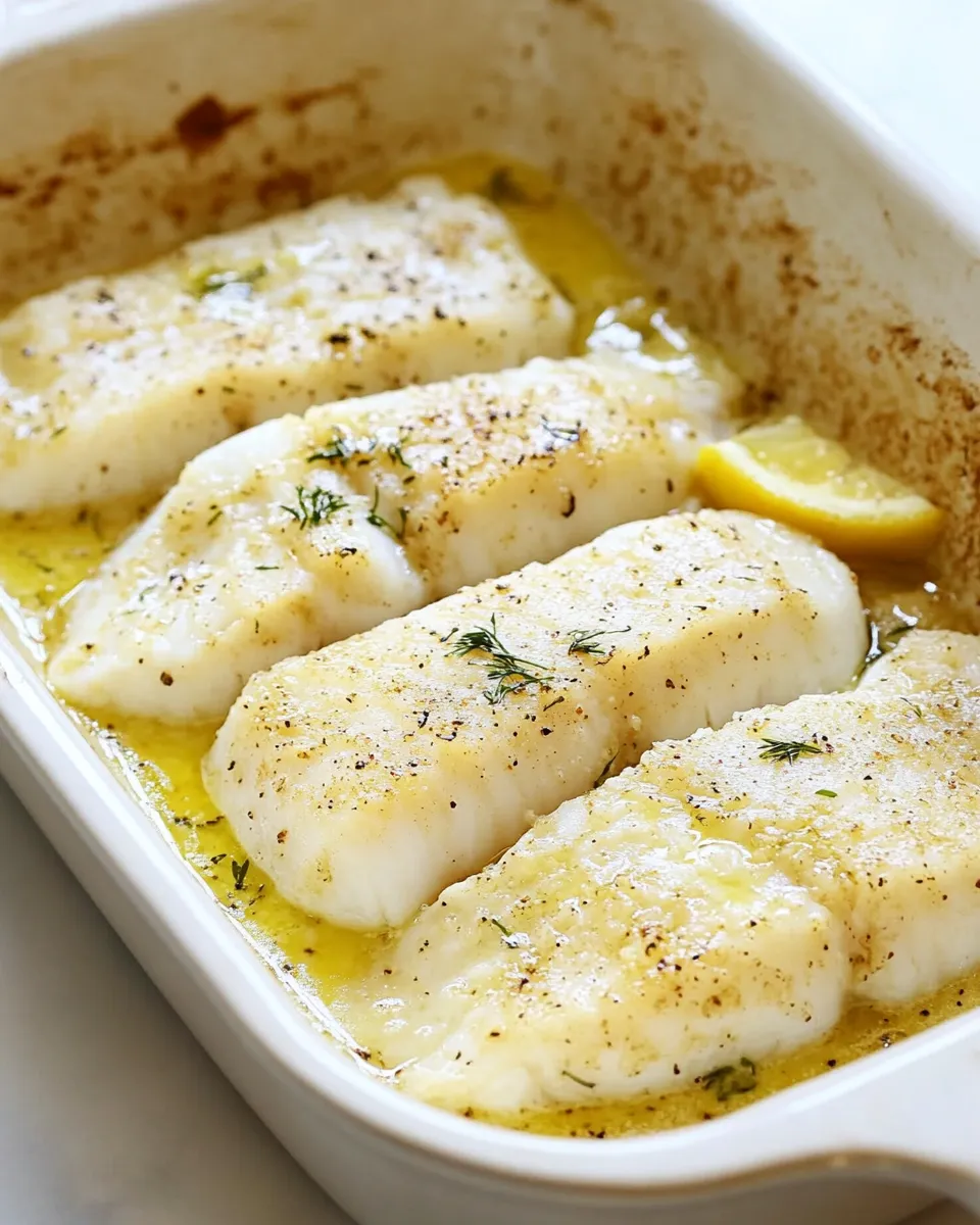 Classic Baked Haddock dish photo