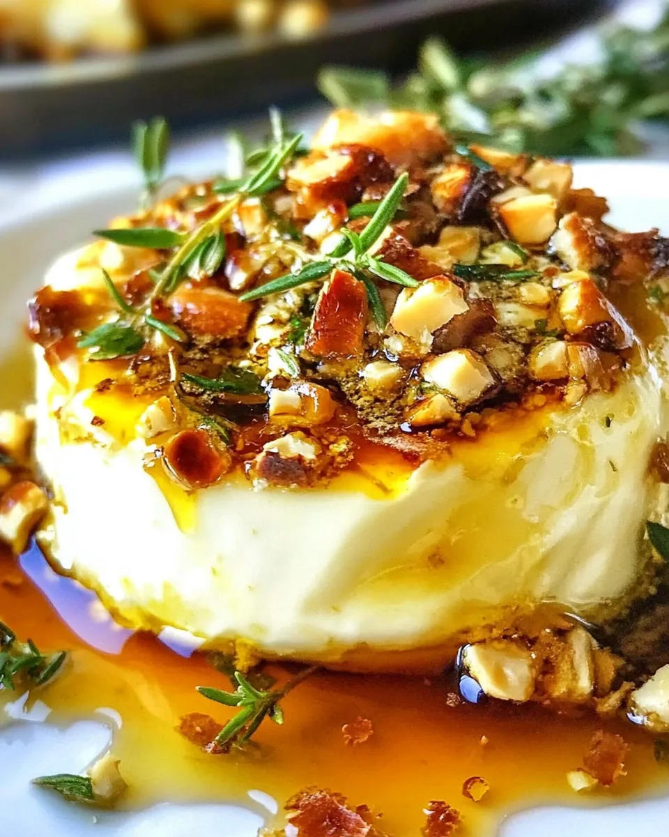 Easy Baked Honey Brie food shot