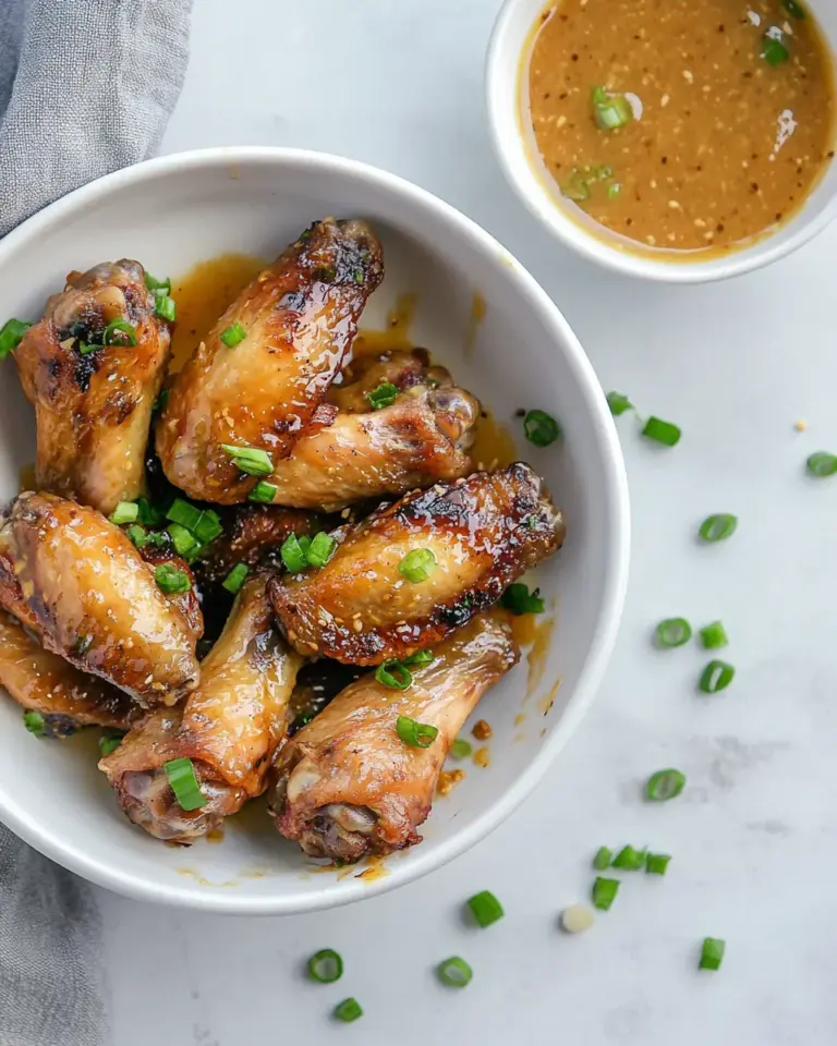 Homemade Baked Honey Mustard Chicken Wings recipe photo
