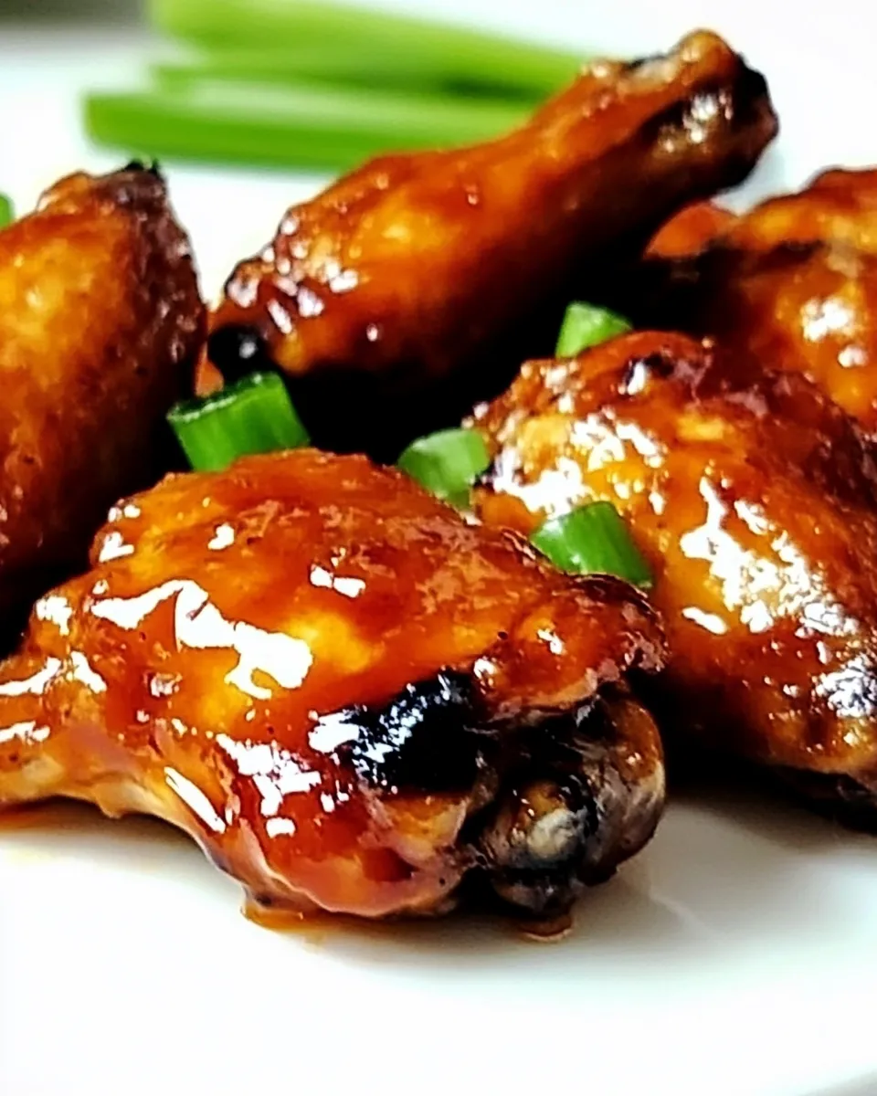 Easy Baked Hot Wings recipe photo