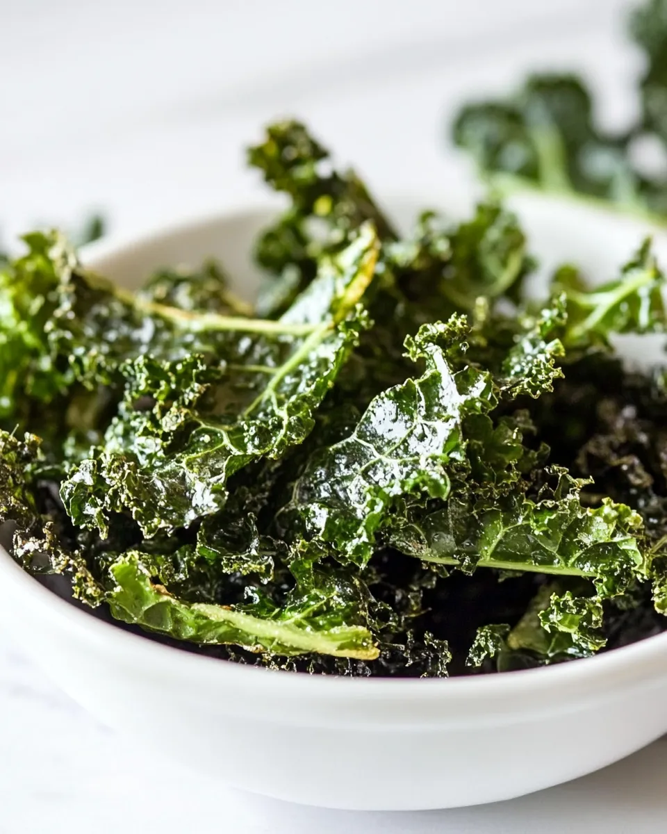 Homemade Baked Kale Chips photo