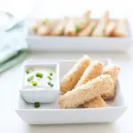 Homemade Baked Panko Fish Sticks with Lemon-Caper Mayonnaise photo