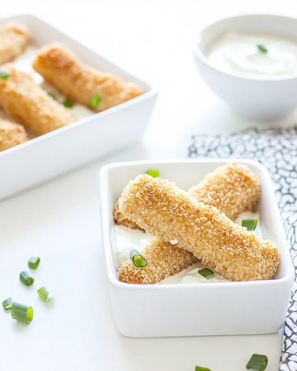 Delicious Baked Panko Fish Sticks with Lemon-Caper Mayonnaise picture