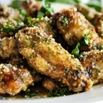 Homemade Baked Parmesan Garlic Chicken Wings Recipe photo